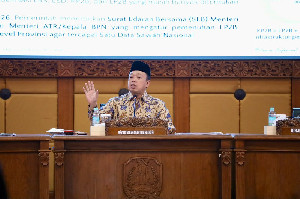 Lahan Sawah Jatim Sudah 87,34% Jadi LP2B, Nusron: Segera Masukkan ke RTRW