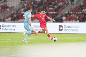 Indonesia Tekuk Singapura 2-0, Ragnar Oratmangoen dan Ole Romeny Cetak Gol