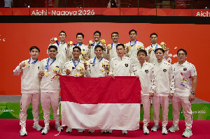 28 Tahun Menanti, Tim Bulu Tangkis Putra Indonesia Kembali Juara Asian Games
