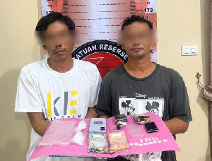 Dua Pria Ditangkap di Aceh Tenggara, 13 Paket Sabu Ditemukan Tersembunyi di Kedai