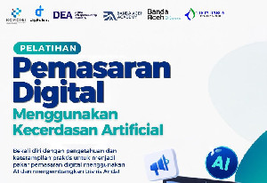 Gratis! Pelatihan Digital Marketing Berbasis AI Hadir di Banda Aceh, Ini Syaratnya