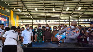 49.627 Pil Ekstasi, 2.538 Vape Getar Etomidate dan Sabu 569,65 Gram Dimusnahkan di Aceh