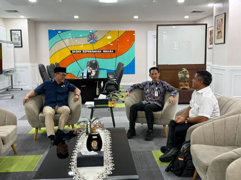 Bupati Aceh Barat Temui Kepala BKN, Bahas Nasib PPPK Paruh Waktu