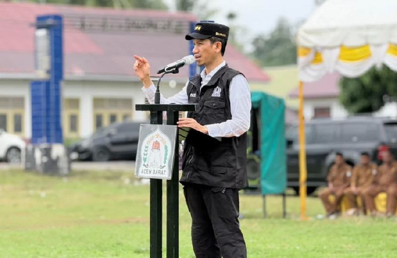 470 Anggota Satlinmas-Satgas Pageu Gampong Dikerahkan, Bupati Aceh Barat: Jadi Garda Terdepan