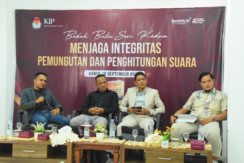 KIP Kota Banda Aceh Gelar Bedah Buku Pemilu Seri Kedua