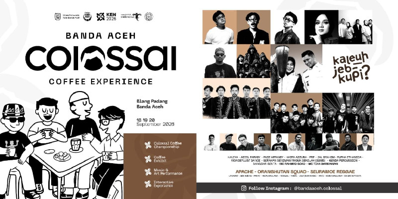 Banda Aceh Jadi Pusat Kopi Aceh! BACCE 2026 Hadir 18-20 September di Blang Padang