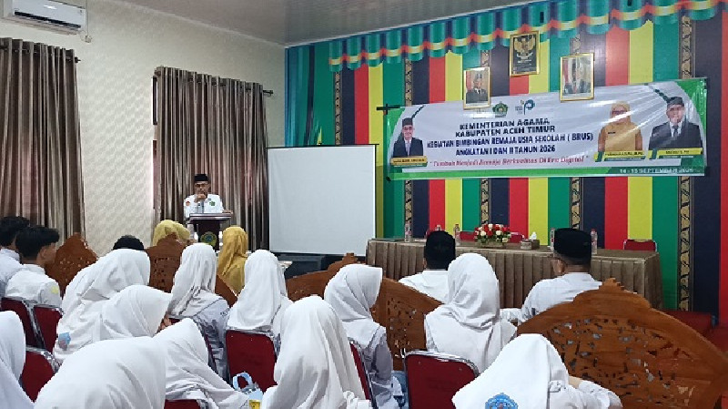 Kemenag Aceh Timur Gelar BRUS, Remaja Dibekali Edukasi Cegah Pernikahan Dini