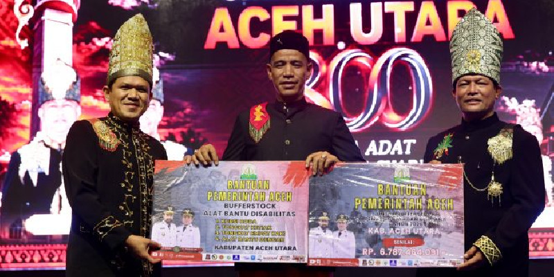 Milad ke-800 Samudera Pasai Ditutup, Wagub Aceh Serahkan Bantuan Rp6,78 Miliar untuk Aceh Utara