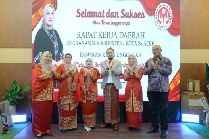 Bungong U hingga Kerajinan Kayu Kelapa, Kriya Khas Sabang Dipamerkan di Banda Aceh