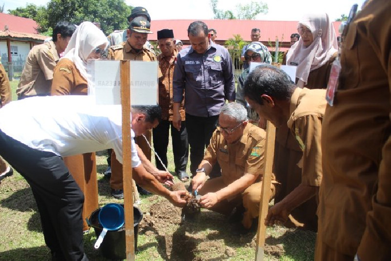 Aceh Besar Gencarkan Penghijauan, Warga Diajak Tanam Minimal 2 Pohon