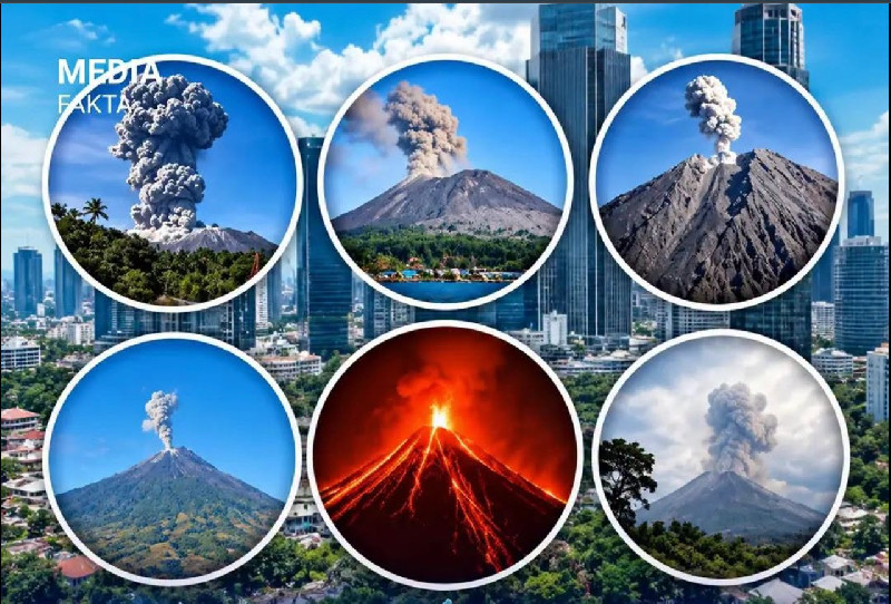 Enam Gunung Api Erupsi Bersamaan, Adakah Pemicu Rahasia di Bawah Indonesia?