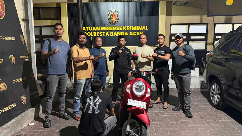 Berdalih Ambil Paket, Pria di Aceh Besar Malah Gadaikan Motor Kawannya