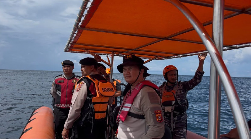 Kapolres Sabang Turun Langsung Pimpin Pencarian WN Malaysia yang Hilang Saat Menyelam