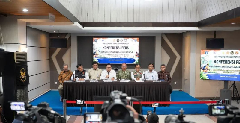 219 Kasus Karhutla Ditangani Polri hingga September, 162 Tersangka