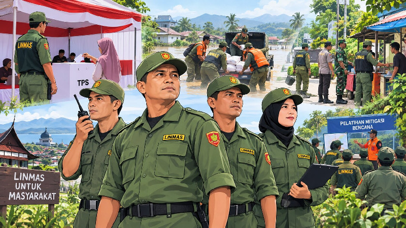 Linmas di Aceh Masih Ada, tetapi Belum Sepenuhnya Hidup
