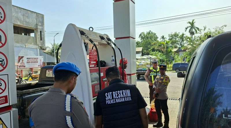 Polres Nagan Raya Pantau SPBU, Antrean Solar dan Penggunaan Jeriken Jadi Perhatian
