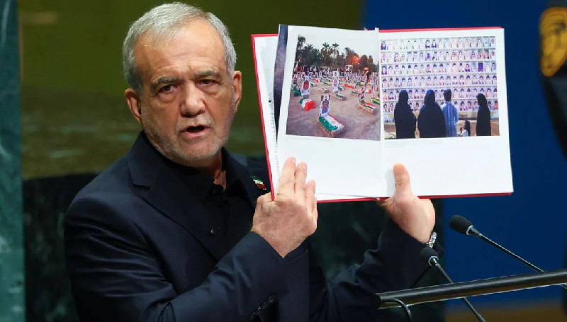 Pezeshkian di PBB Tegaskan Iran Tak Akan Tunduk pada Ancaman Trump