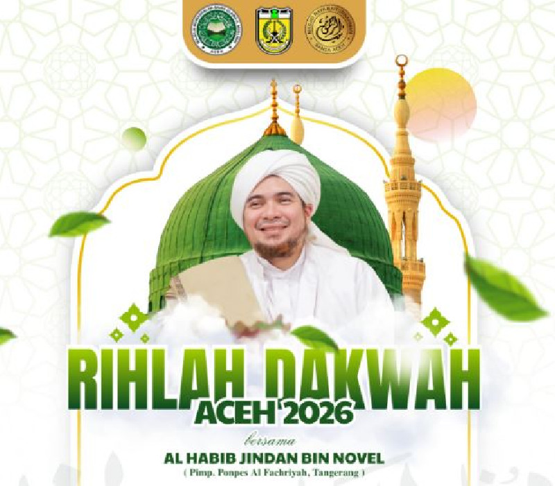 Pekan Dakwah Kolaborasi Banda Aceh Digelar, Hadirkan Habib Jindan dan Ustadzah Aisyah