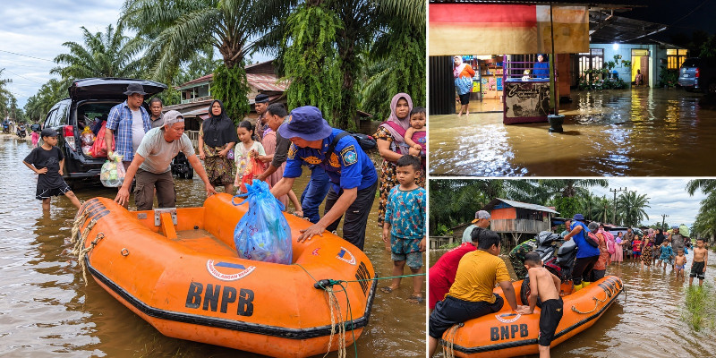 Banjir Aceh Selatan Meluas, Pengungsi Kian Bertambah