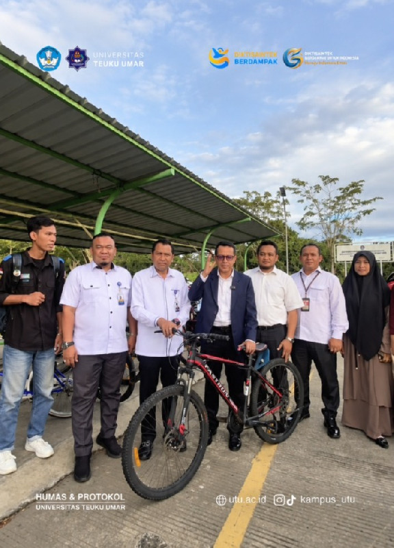 UTU Hidupkan Kembali Sepeda Kampus, Rektor Ajak Dosen dan Mahasiswa Bersepeda