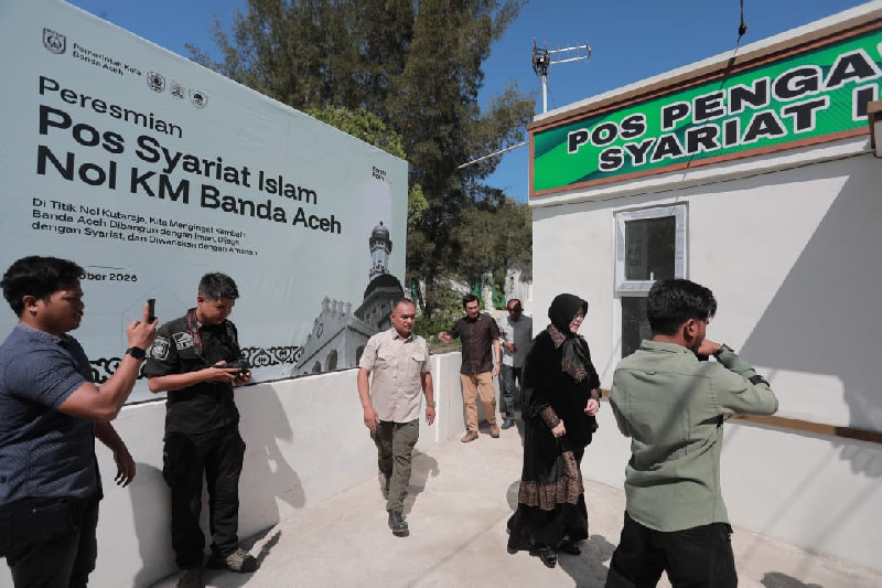 Pemko Banda Aceh Resmikan Pos Pengawasan Syariat Islam di Titik Nol Kutaraja dan Ulee Lheue