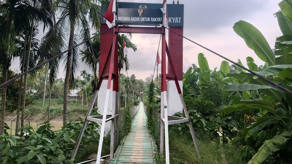 Akses Pulih, Jembatan Perintis Garuda III Hidupkan Mobilitas Warga Lhok Gajah