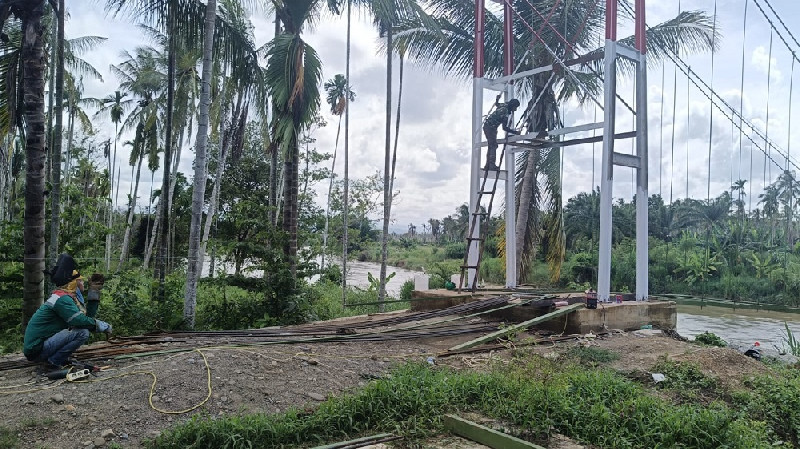 Jembatan Perintis Rambong Payong Permudah Anak ke Sekolah dan Fasilitas Kesehatan