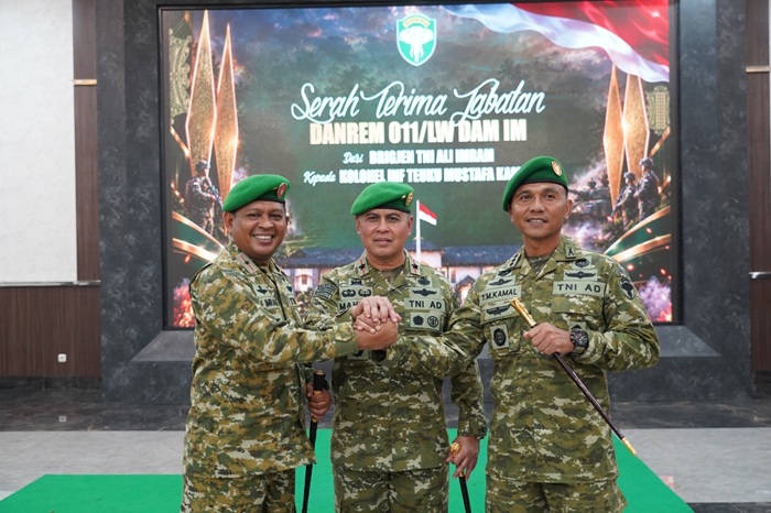 Kol.Inf Teuku Mustafa Kamal Jabat Danrem 011/Lilawangsa