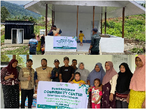 RPA Bangun Community Center untuk Warga Terdampak Banjir di Beutong Ateuh Banggalang