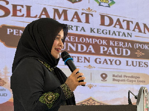 Mukarramah Fadhlullah Buka Kegiatan Penguatan Pokja Bunda PAUD Kabupaten Gayo Lues