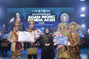 Agam Riffad dan Inong Meutya Terpilih Jadi Duta Wisata Banda Aceh 2026