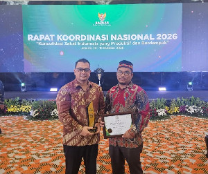 Baitul Mal Banda Aceh Jadi Satu-satunya di Aceh yang Raih BAZNAS Awards 2026