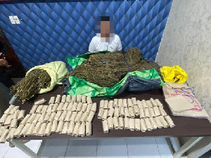 Satresnarkoba Polres Aceh Barat Ungkap Dugaan Kepemilikan 15 Kg Ganja