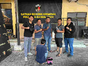 Keluar Penjara Kembali Beraksi, Residivis Curanmor di Banda Aceh Curi HP dan Magic Com