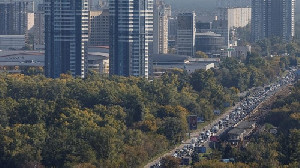 Rusia Hujani Ukraina dengan Drone, Tiga Jembatan Kyiv Terdampak Serangan