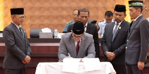 Pemerintah Aceh dan DPRA Sepakati KUA-PPAS 2027