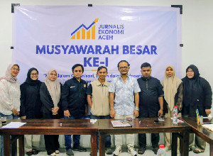 Zulkarnaini Masry Nahkodai Jurnalis Ekonomi Aceh, Siap Perkuat Isu Jurnalisme Ekonomi Aceh