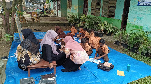 Revitalisasi SD Negeri 4 Dewantara Berjalan, Murid Semangat Belajar Pascabencana