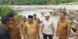 Tinjau Daerah Irigasi Seunong Pijay, Wagub Dek Fadh Dorong Perbaikan Segera