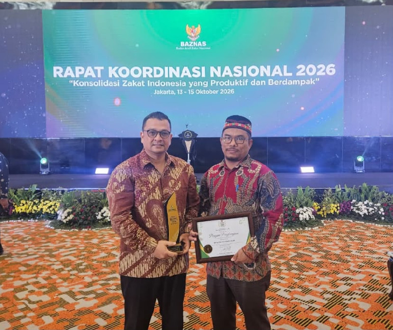 Baitul Mal Banda Aceh Jadi Satu-satunya di Aceh yang Raih BAZNAS Awards 2026