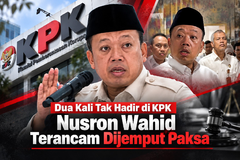 Dua Kali Tak Hadir di KPK, Nusron Wahid Terancam Dijemput Paksa, MAKI Desak Langkah Tegas