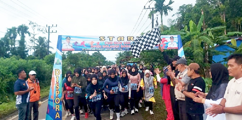 Semarak Hari Jadi Simeulue, 719 Pelari dari Aceh Jaya hingga Subulussalam Ambil Bagian