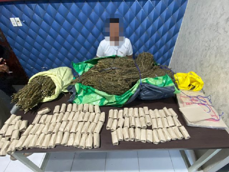 Satresnarkoba Polres Aceh Barat Ungkap Dugaan Kepemilikan 15 Kg Ganja