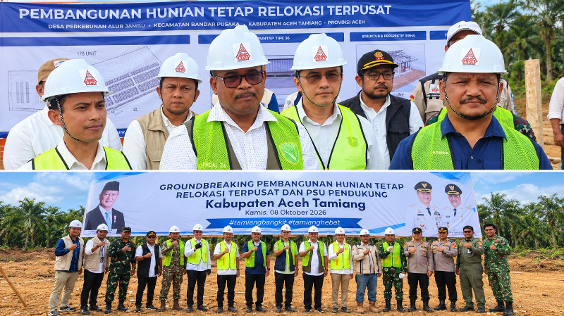 20.647 Huntap Ditargetkan untuk Aceh, 10.643 Unit di Aceh Tamiang