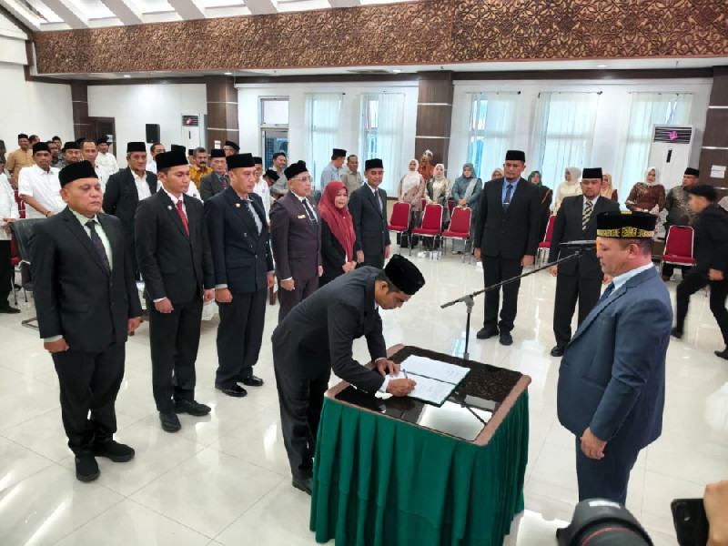 Bupati Aceh Utara Mutasi 10 Pejabat Pimpinan Tinggi Pratama, Ini Daftarnya