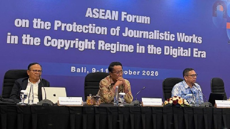 Menkum di Forum Jurnalis ASEAN: Teknologi Berkembang, Nilai Karya Jurnalistik Harus Terlindungi