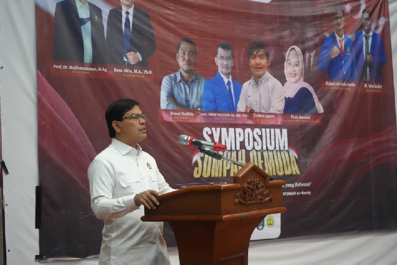 Peringati Sumpah Pemuda, Mujiburrahman Ingatkan Mahasiswa soal Kemiskinan dan Degradasi Moral