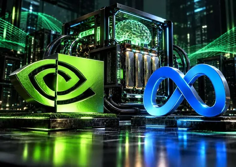 Nvidia Suntik $3 Miliar ke Meta untuk Genjot Infrastruktur AI