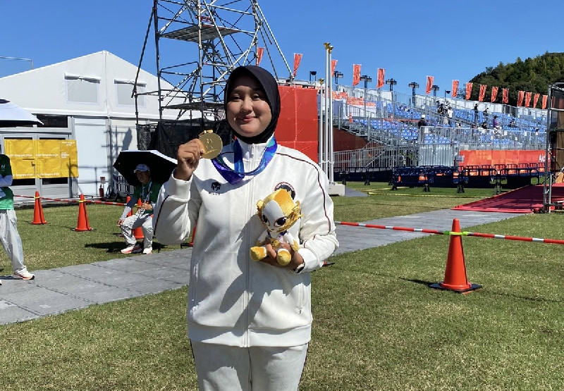 Nurisa Dian Ashrifah Ukir Sejarah, Emas Panahan Pertama Indonesia di Asian Games