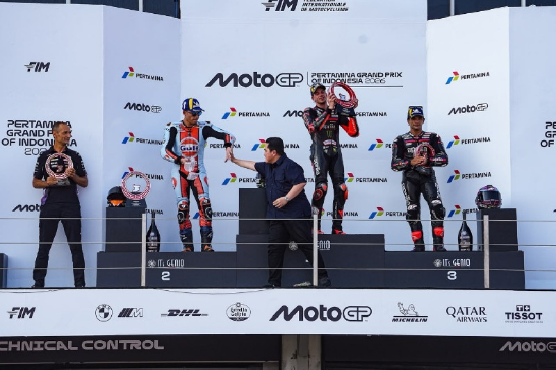 Raih Kemenangan Ke-300 Italia, Bezzecchi Juara MotoGP Mandalika 2026